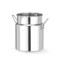 Hendi miniatuur melkbus snackbus van roestvrij staal Ø 7 x 10 cm