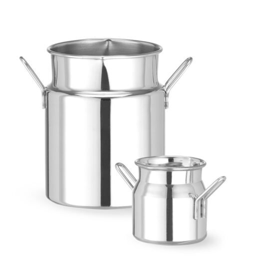 Set van Hendi miniatuur melkbussen voor een creatieve snackpresentatie