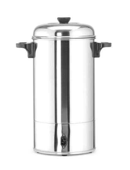Bovenaanzicht van de Hendi percolator met deksel