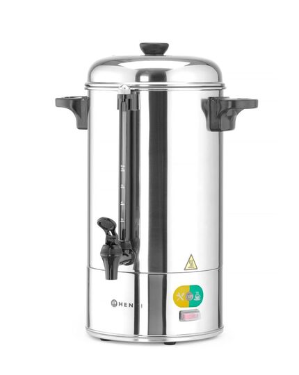 Zijaanzicht van de Hendi 6 liter koffiepercolator