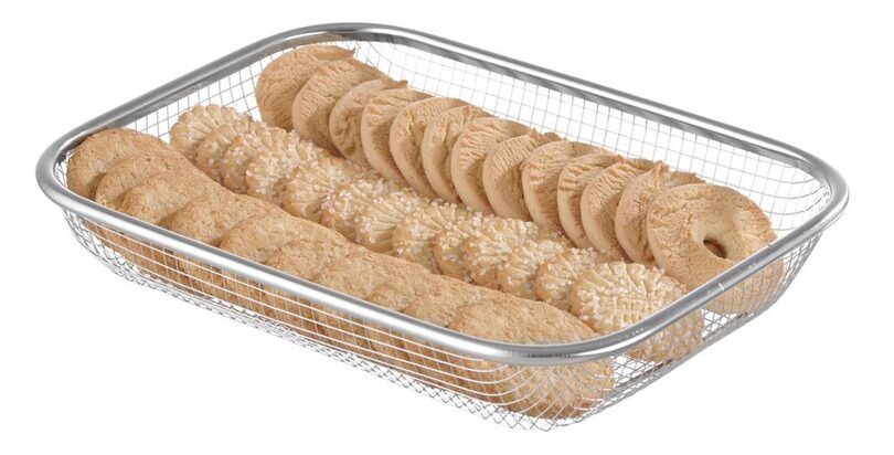 Professionele Hendi RVS buffetmand met fijn gaas voor de horeca