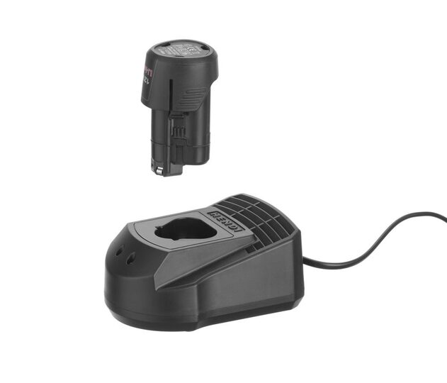 Ergonomisch handvat van het Hendi draadloze kebabmes.