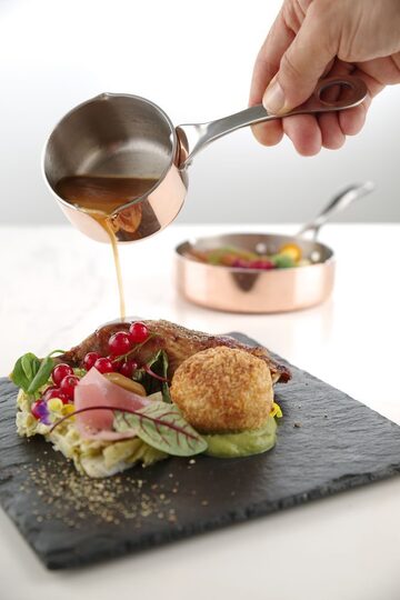 Assortiment Hendi mini sauspannen 3-ply in verschillende maten