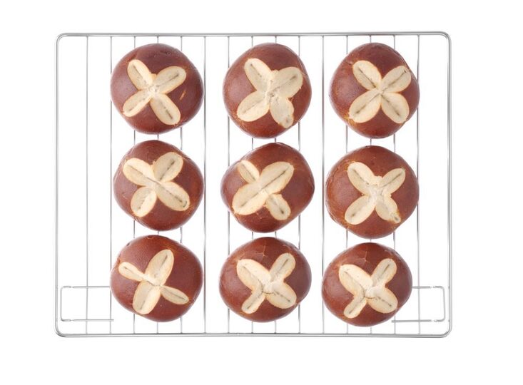 Detailopname van het Hendi rooster voor professionele ovens