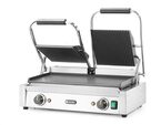 Hendi dubbele contactgrill in professionele horecakeuken