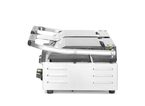 Detailopname van de grillplaten van de Hendi contactgrill