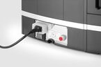 Zijaanzicht van de Hendi automatische koffiemachine voor horeca