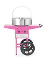 Compacte pastelroze suikerspinmachine van Hendi