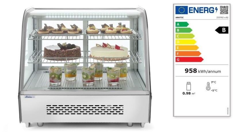 Elektrische aansluiting Hendi koelvitrine 120 liter