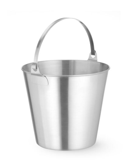 Hendi RVS emmer 12 liter met stevige handgreep