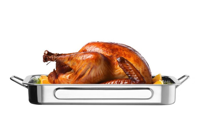 Bovenaanzicht Hendi RVS braadslede 31x24 cm