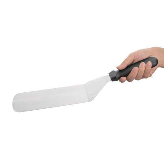 Detailopname van de flexibele Vogue RVS turner