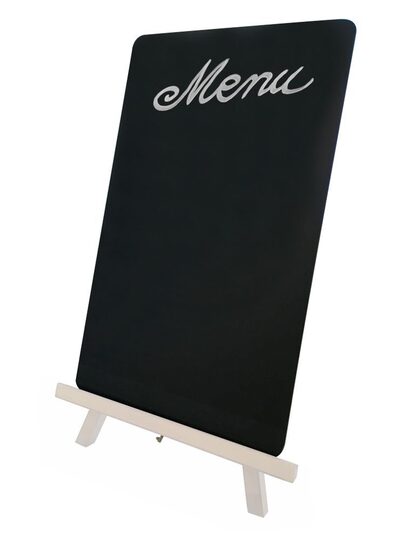 Detailopname van Hendi krijtbord met ezel 22x36 cm