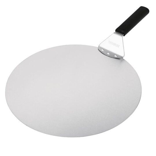 RVS Vogue pizzaschep 30cm voor de horecakeuken