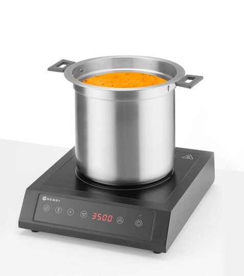 Bedieningspaneel van de Hendi soepketel 10 liter