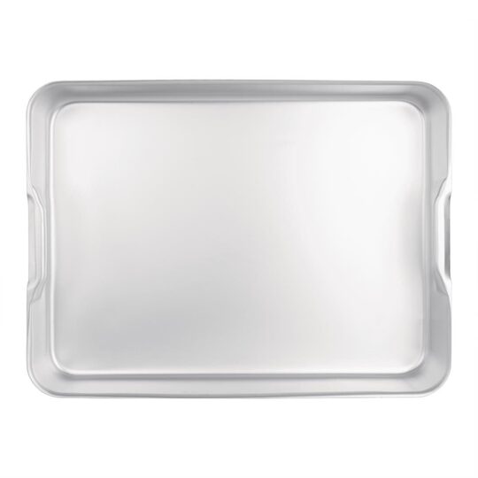 Stevige handgrepen van de Vogue aluminium braadslede K416