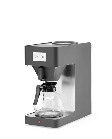 Detailopname glazen kan Hendi koffiezetapparaat