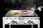 Zijaanzicht van de Hendi Green Fire gasbarbecue