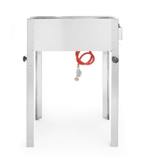 Bedieningspaneel van de Hendi Grill Master Mini gasbarbecue