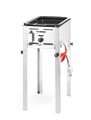 Zijaanzicht van de professionele Hendi Grill Master Mini
