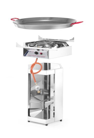 Detailopname van de Hendi Fiesta 800 gasgrill