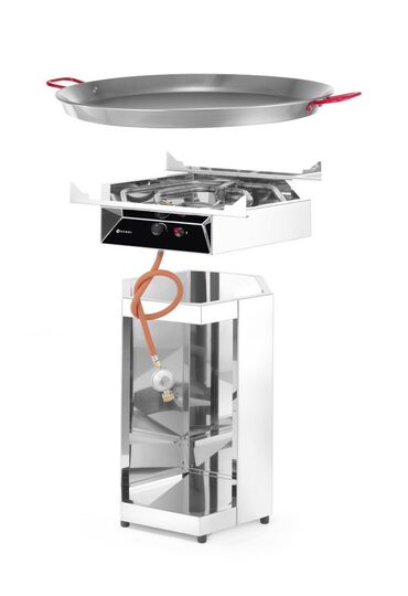 Hendi Fiesta 800 gasgrill voor professioneel buiten koken