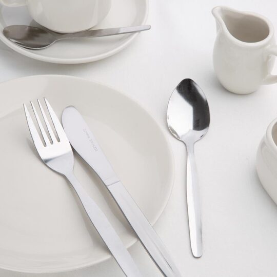 Detail van de tanden van de Gastronoble tafelvork