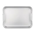 Hoekaanzicht van de robuuste Vogue braadslede 42x30x7 cm
