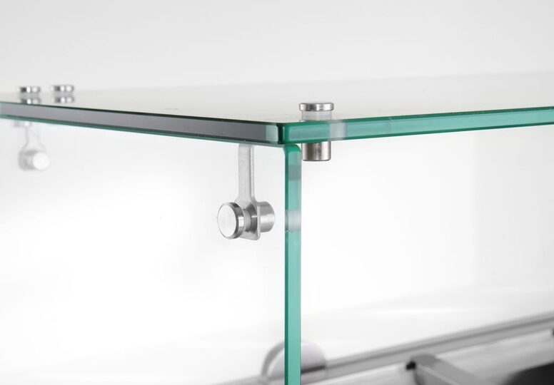 Hendi opzetkoelvitrine geschikt voor 5x 1/4 GN bakken