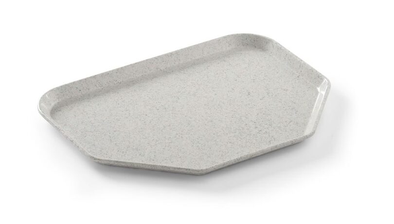 Professioneel dienblad in granietlook voor de horeca