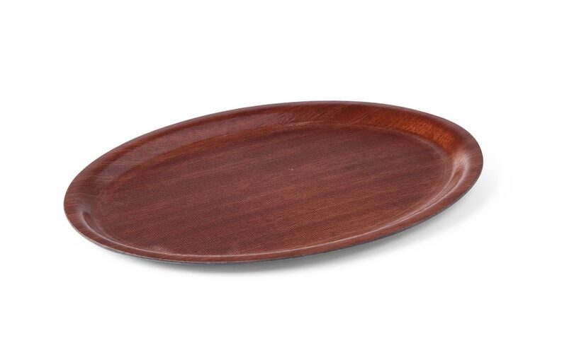 Professioneel ovaal dienblad 29x21 cm voor de horeca