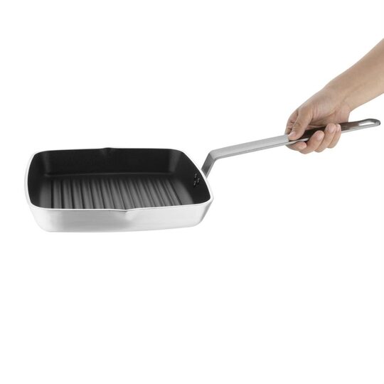 Bovenaanzicht Vogue vierkante bakpan 20 cm