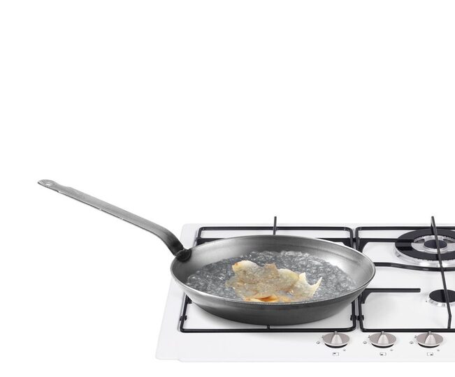Bodem van Hendi plaatstalen koekenpan voor horeca