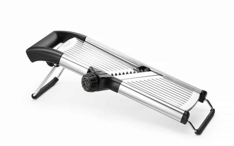 Detailopname van Hendi V-vorm mandoline