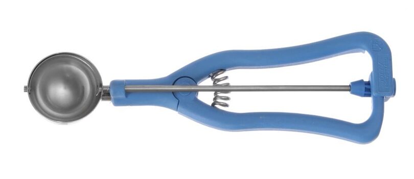 Hendi portioneerlepel blauw 44 mm voor professionele horeca