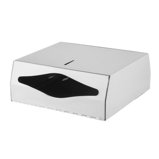 Binnenzijde van de Jantex RVS handdoekdispenser