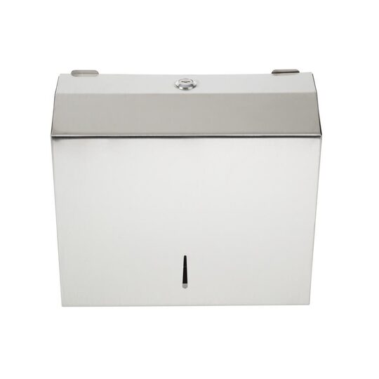 Hygiënische RVS handdoekdispenser voor horeca toiletten