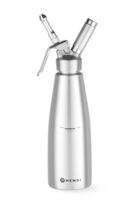 Hendi RVS slagroomapparaat 1 liter voor professioneel gebruik