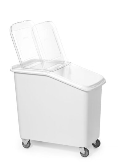 Zijaanzicht Hendi Amerbox meelcontainer 102 liter