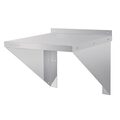 Stevige RVS wandplank voor magnetron of oven