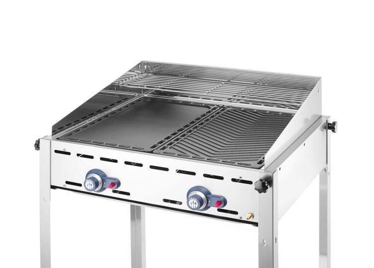 Gietijzeren bakplaat voor Hendi Green Fire barbecues
