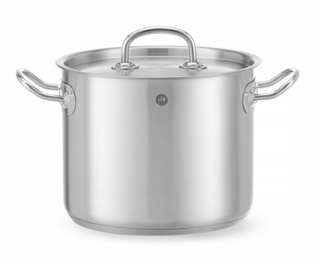 Hendi hoge kookpan met deksel 20 cm 5 liter RVS
