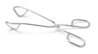 Professionele Hendi serveertang gebogen RVS 24 cm voor horeca gebruik