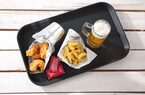 Zwart Hendi antislip dienblad voor veilig serveren in de horeca