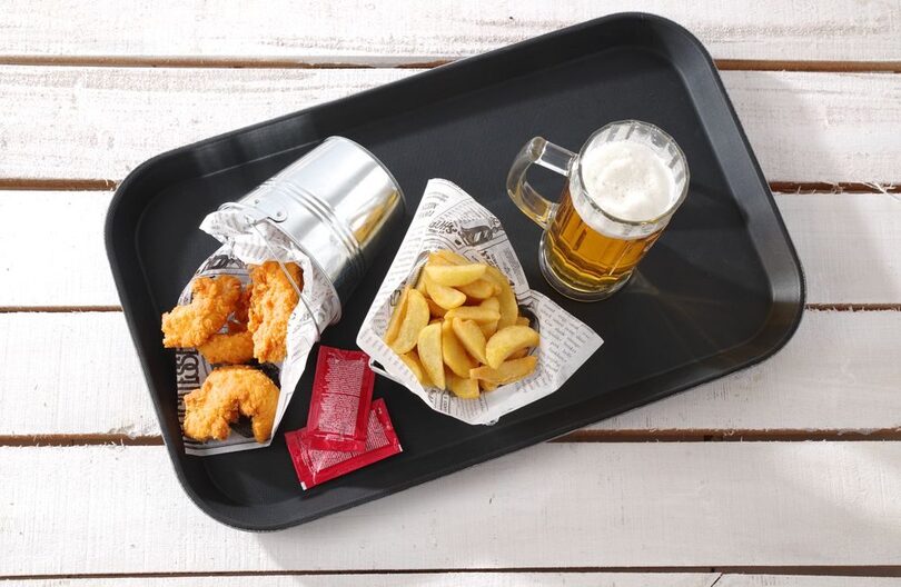 Zwart Hendi antislip dienblad voor veilig serveren in de horeca