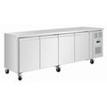 Polar U-Series vierdeurs slanke koelwerkbank UA107 voor professionele horecakeukens