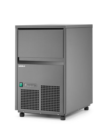 Zwarte professionele ijsblokjesmachine voor de horeca