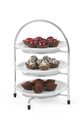 RVS serveerstandaard voor 3 borden ideaal voor horeca high tea