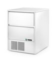 Hoogwaardige zilveren ijsblokjesmachine van Hendi