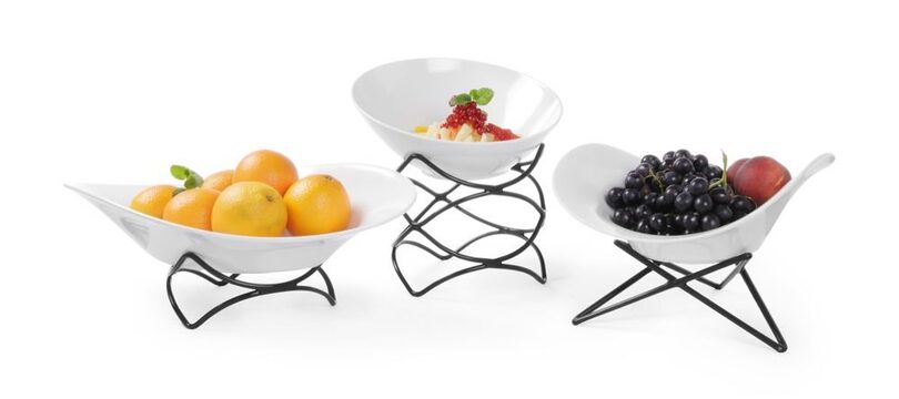 Overzicht van diverse Hendi display standaarden voor buffet en presentatie